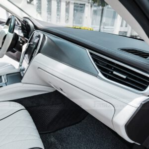 Độ nội thất Maybach cho xe Vinfast Lux A độ nội thất Maybach bọc taplo da nâu