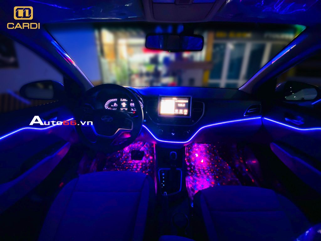 Độ led nội thất Hyundai Accent 2021 - Phát Huy Auto