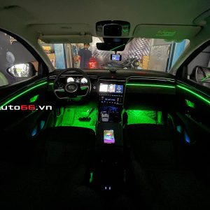 LED nội thất V2 Tucson màu xanh lá