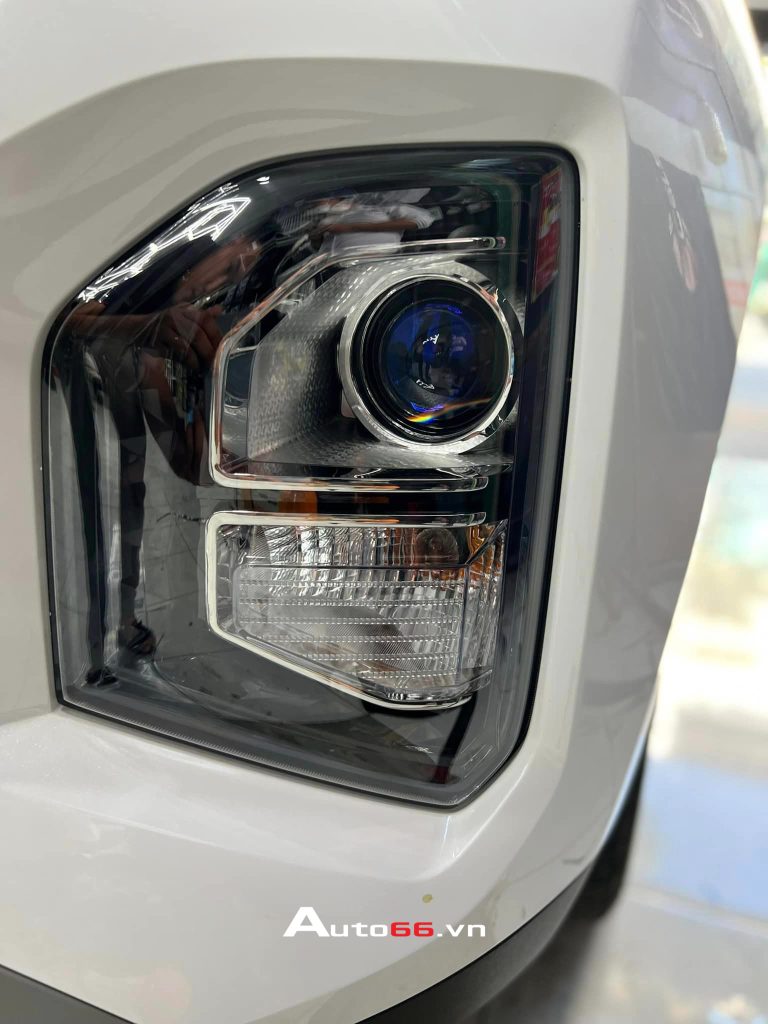Độ đèn Hyundai Creta  cấu hình 2 Bi zin xe bản thấp hoàn thiện