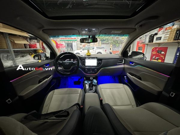 LED nội thất Hyundai Accent V3 cực đẹp
