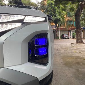 Độ đèn Hyundai Creta Cấu hình 4 Bi LED X-Light V20 New + Bi LASER X-Light V20L 2023 tích hợp mắt quỷ xanh
