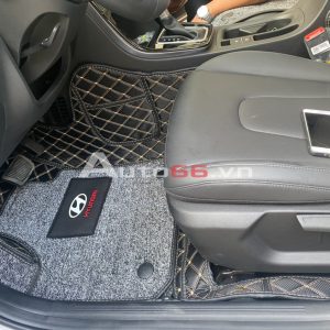 Hình Ảnh Thảm lót sàn Da 5D xe Hyundai Creta màu đen