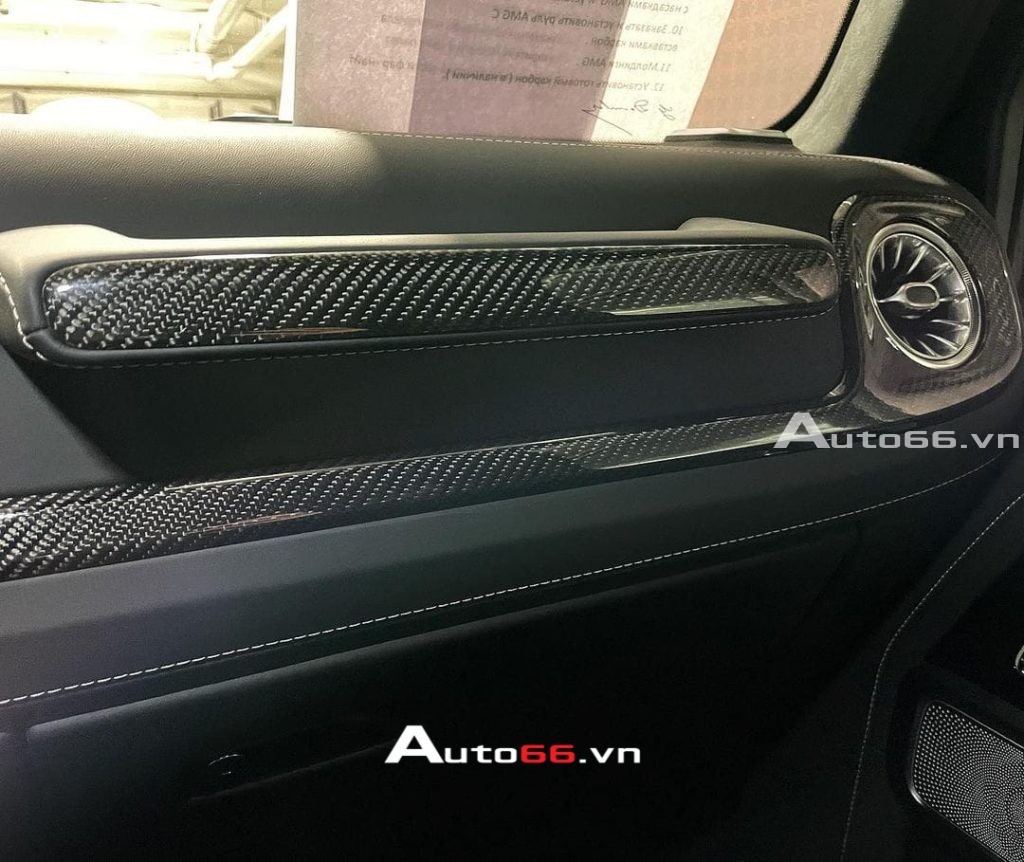 Ốp Carbon fiber nội thất Mercedes