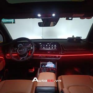 LED nội thất Kia Sportage V2 64 màu 18 chi tiết chỉnh màu đỏ
