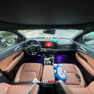 LED nội thất Kia Sportage V3 trong khoang lái