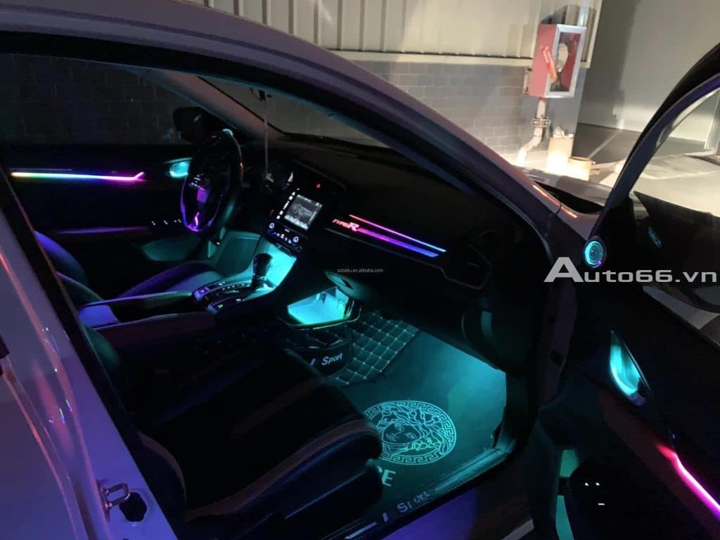LED nội thất theo xe Civic Gen10