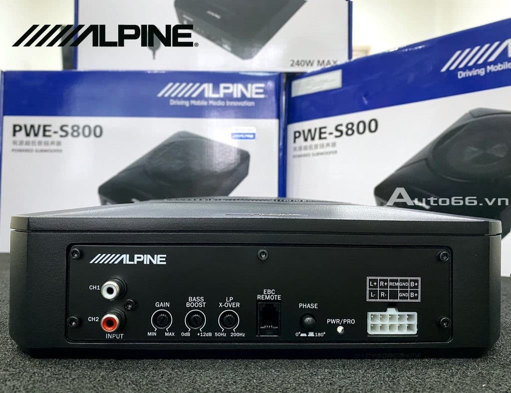 Thông số SUB ALPINE PWE S800