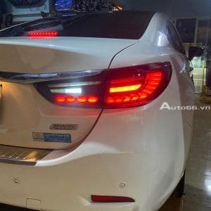 Tính năng đèn hậu LED Mazda 6 - mẫu vẫy rồng